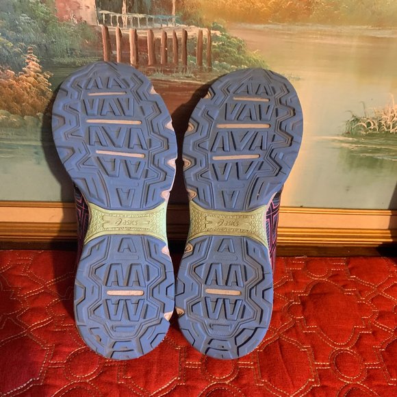 ASICS Gel-Venture 7 Running Shoes Blue Pink Womens Sz 11 - Picture 6 of 10